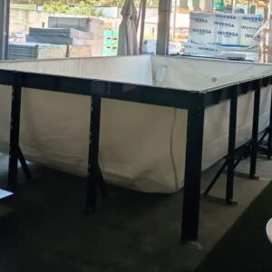 PISCINA LAGHETTO NAKED 3X5 SENZA BORDO IN ECOLEGNO